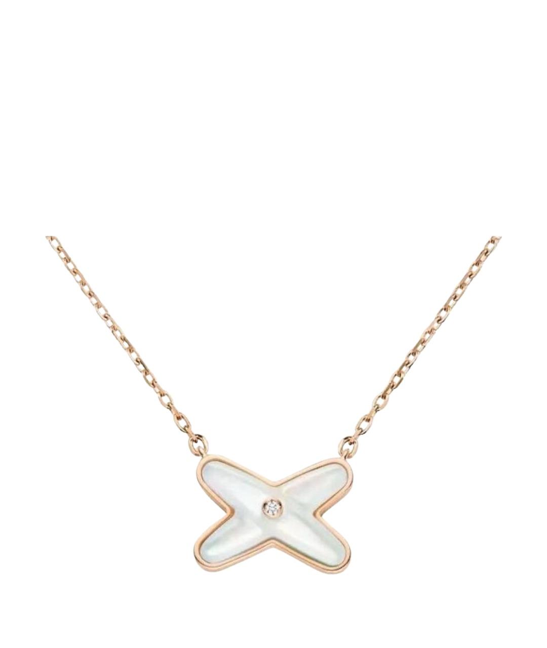 CHAUMET Белое колье из розового золота, фото 1