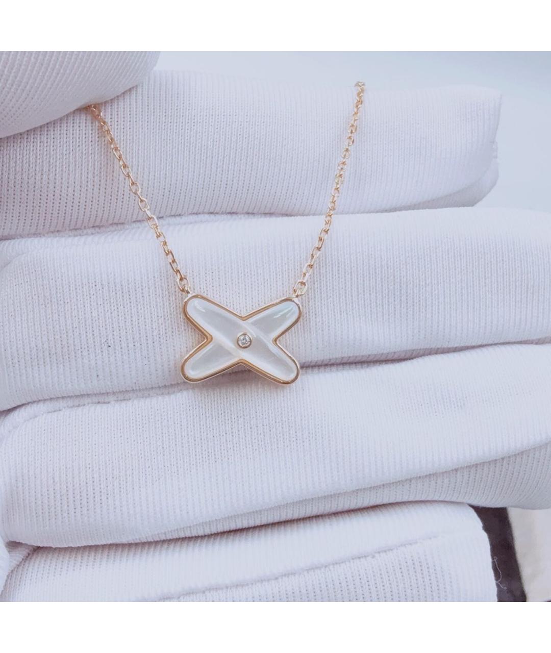 CHAUMET Белое колье из розового золота, фото 2