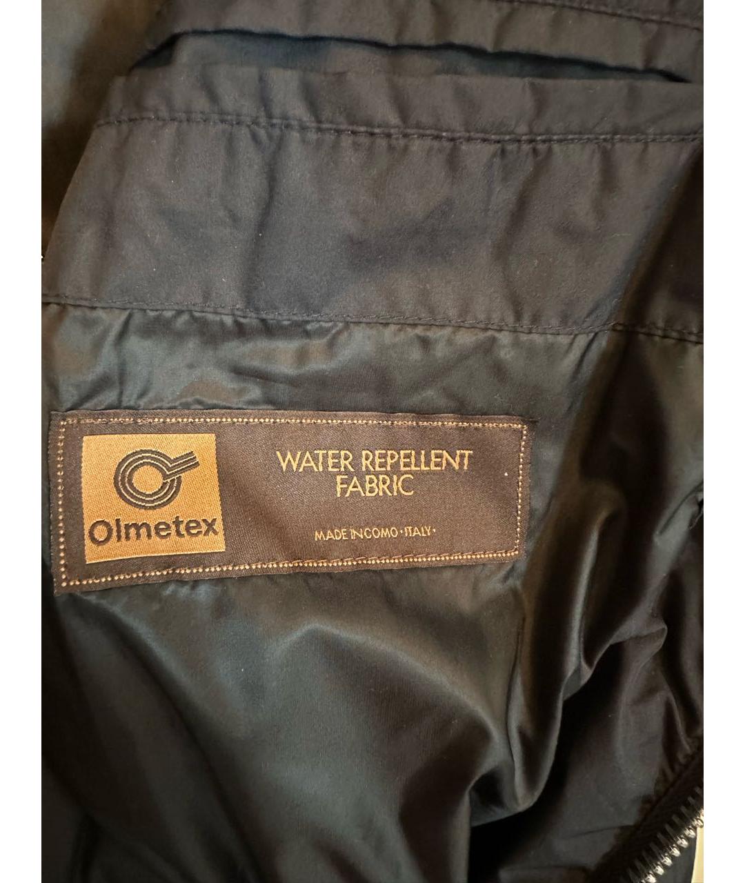 Ami Paris Темно-синий полиэстеровый пуховик, фото 5