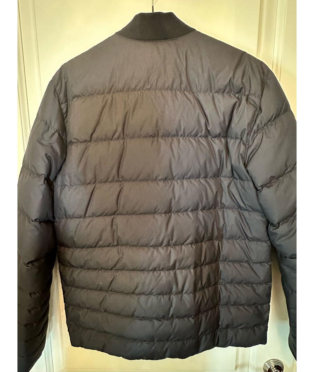 Ami Paris Темно-синий полиэстеровый пуховик, фото 2