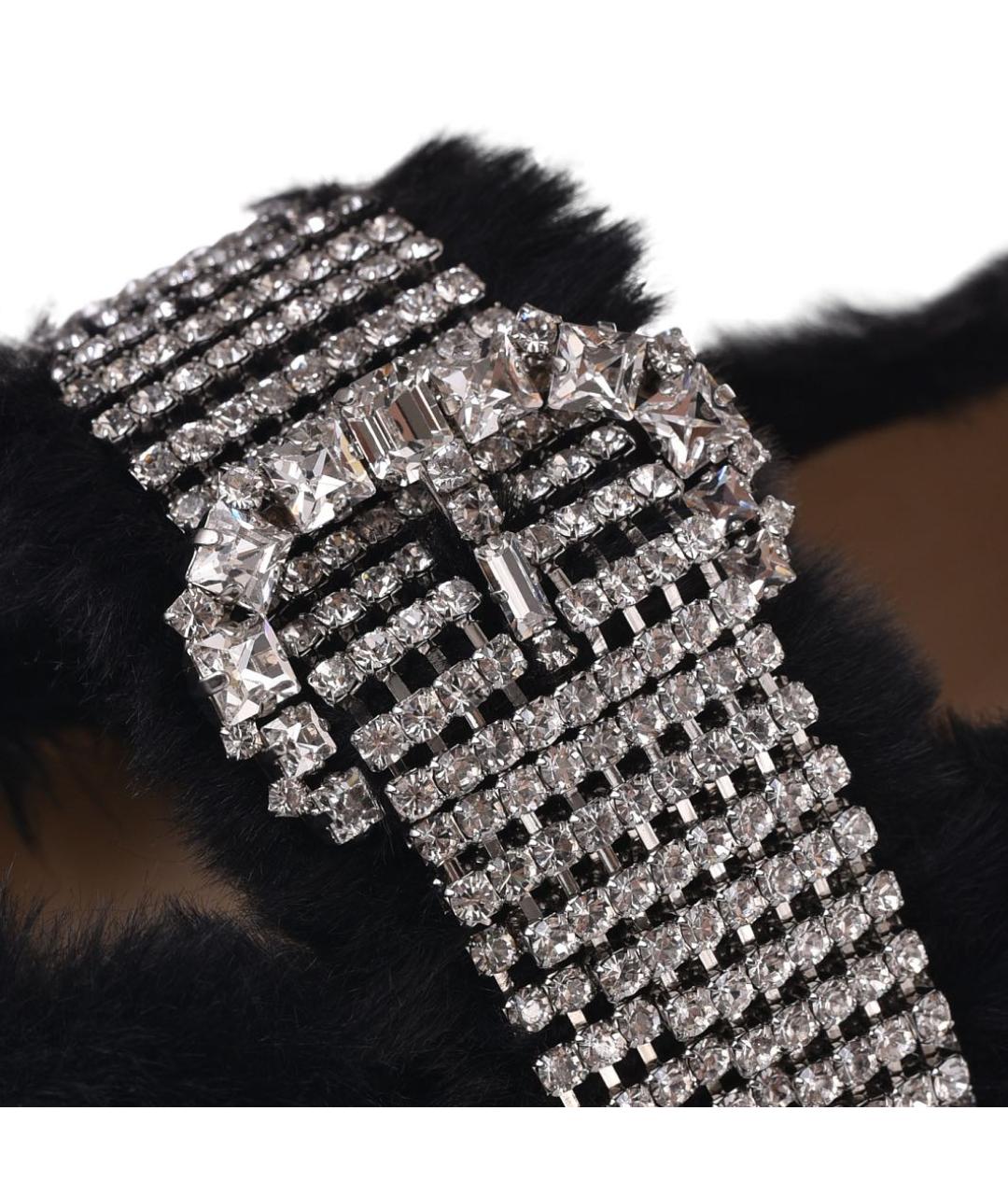 JIMMY CHOO Черные кожаные балетки, фото 4