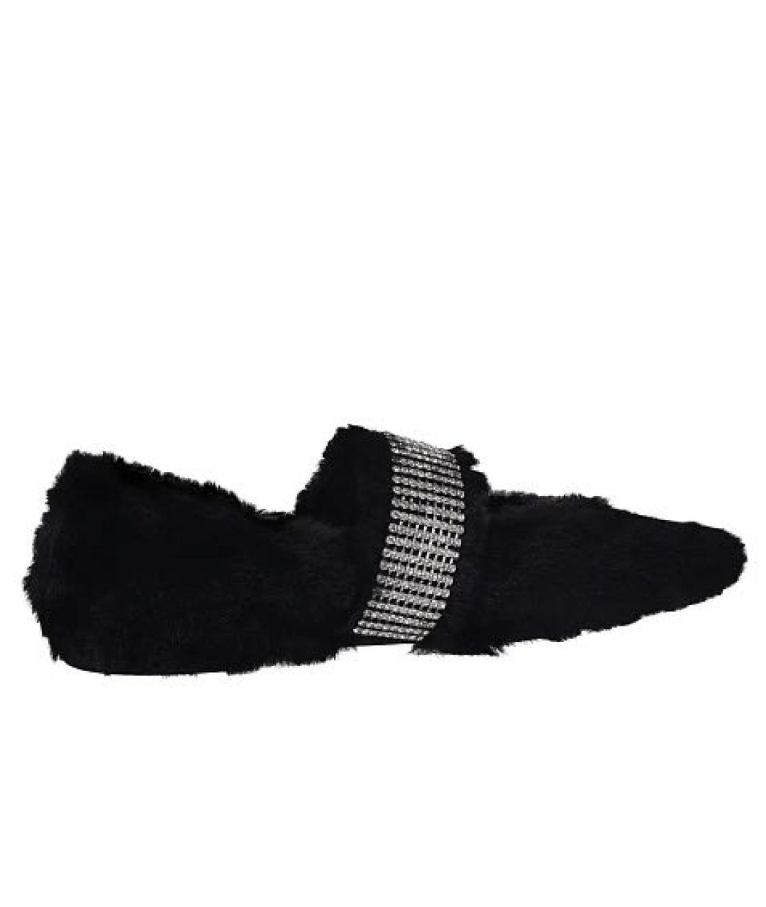 JIMMY CHOO Черные кожаные балетки, фото 2