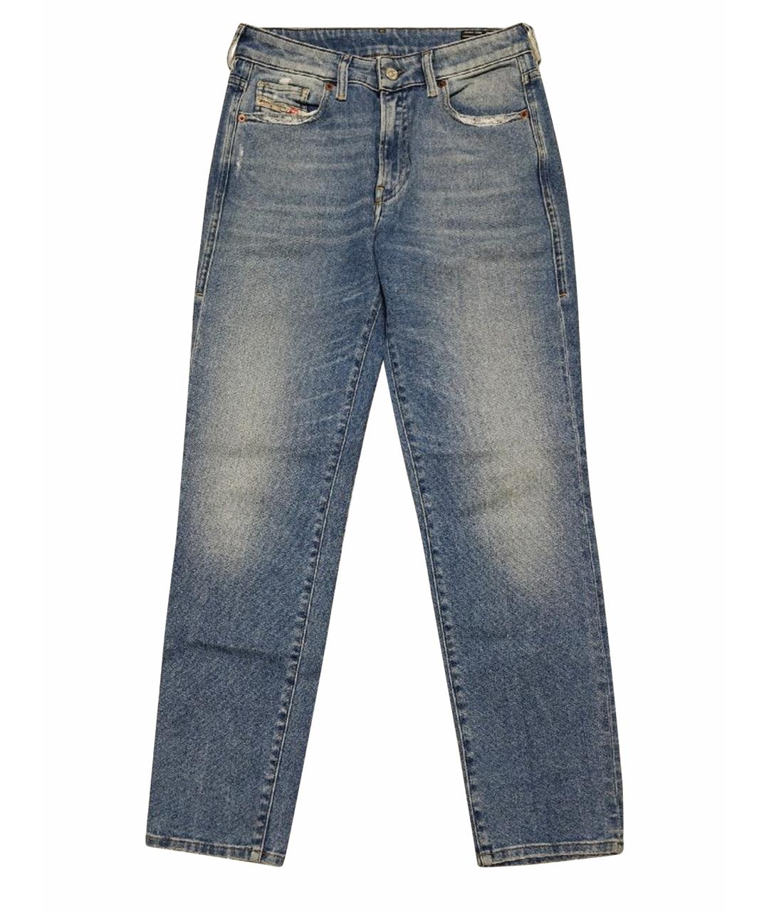 DIESEL Голубые хлопковые джинсы слим, фото 1