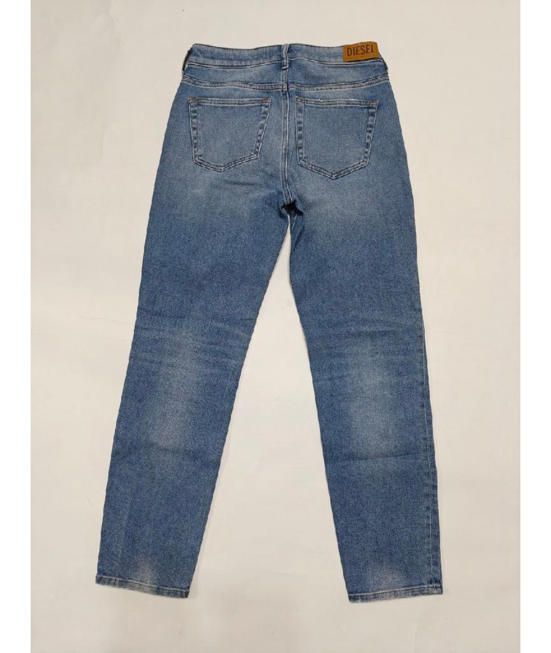 DIESEL Голубые хлопковые джинсы слим, фото 2
