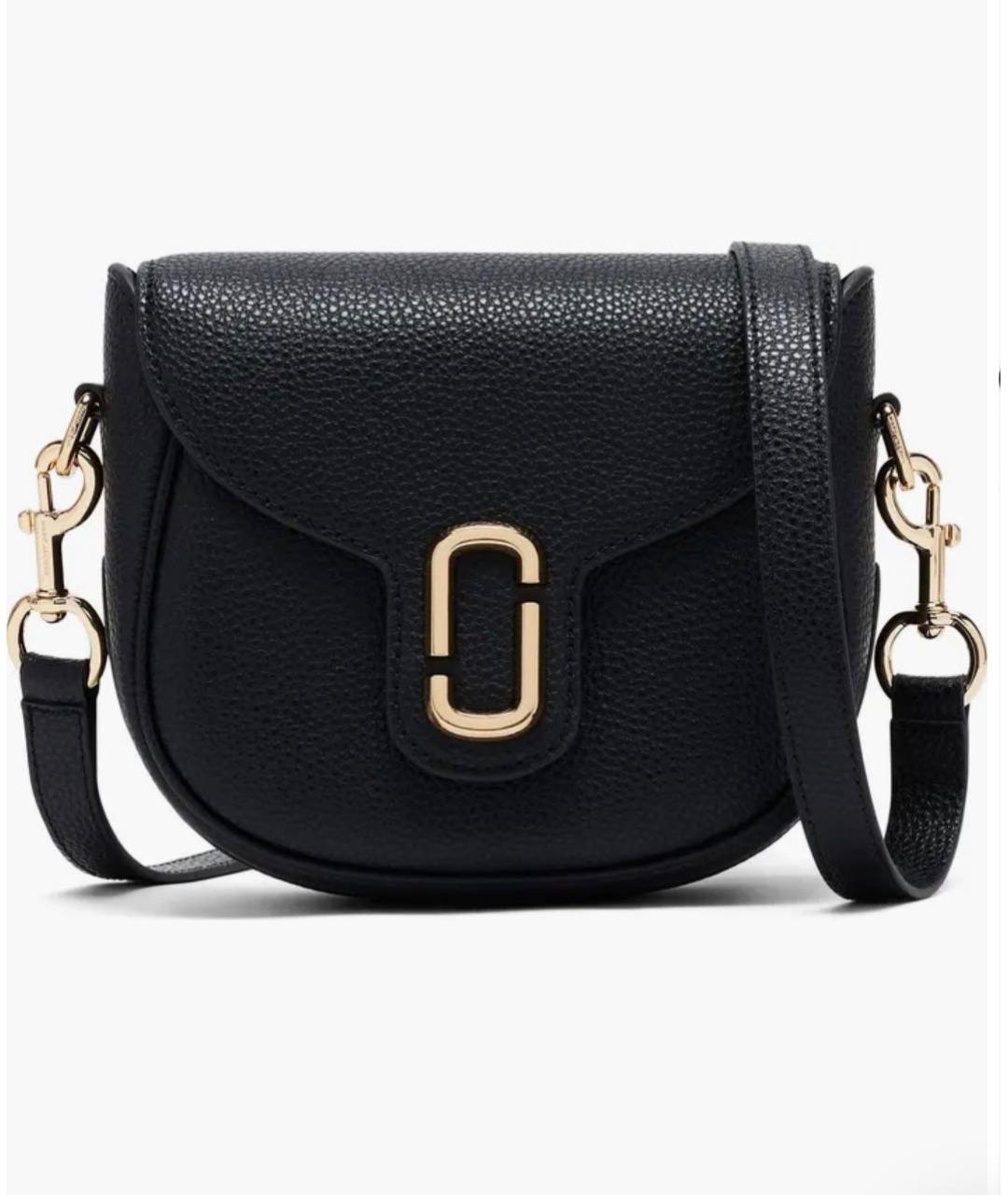 MARC JACOBS Черная кожаная сумка через плечо, фото 4