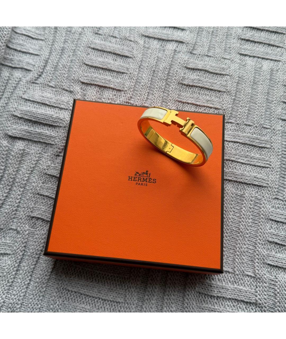 HERMES Золотой браслет, фото 2