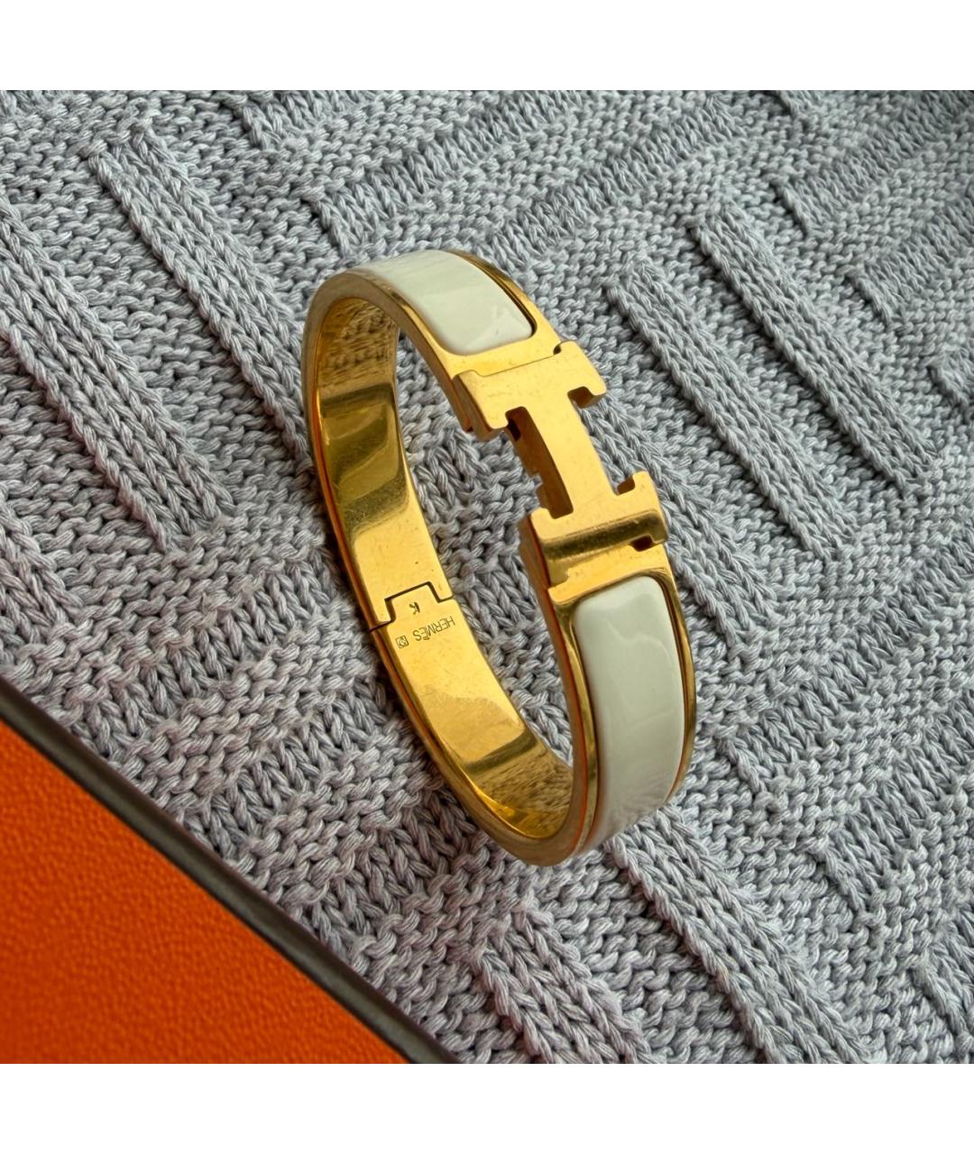 HERMES Золотой браслет, фото 6