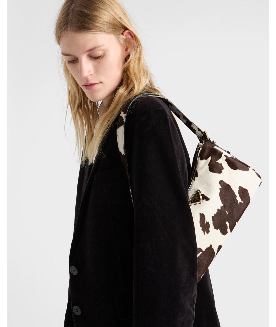 PRADA Белая сумка через плечо, фото 5