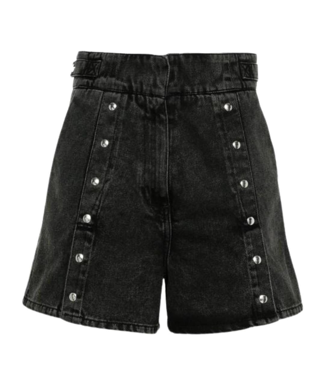 IRO Антрацитовые деним шорты, фото 1