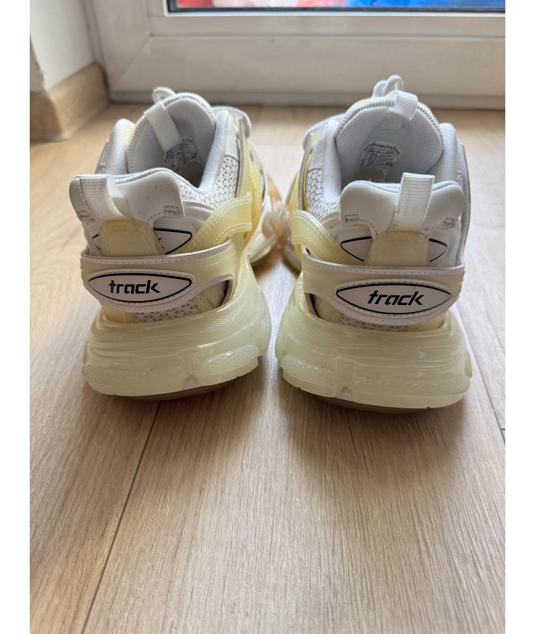 BALENCIAGA Белые текстильные кроссовки, фото 5