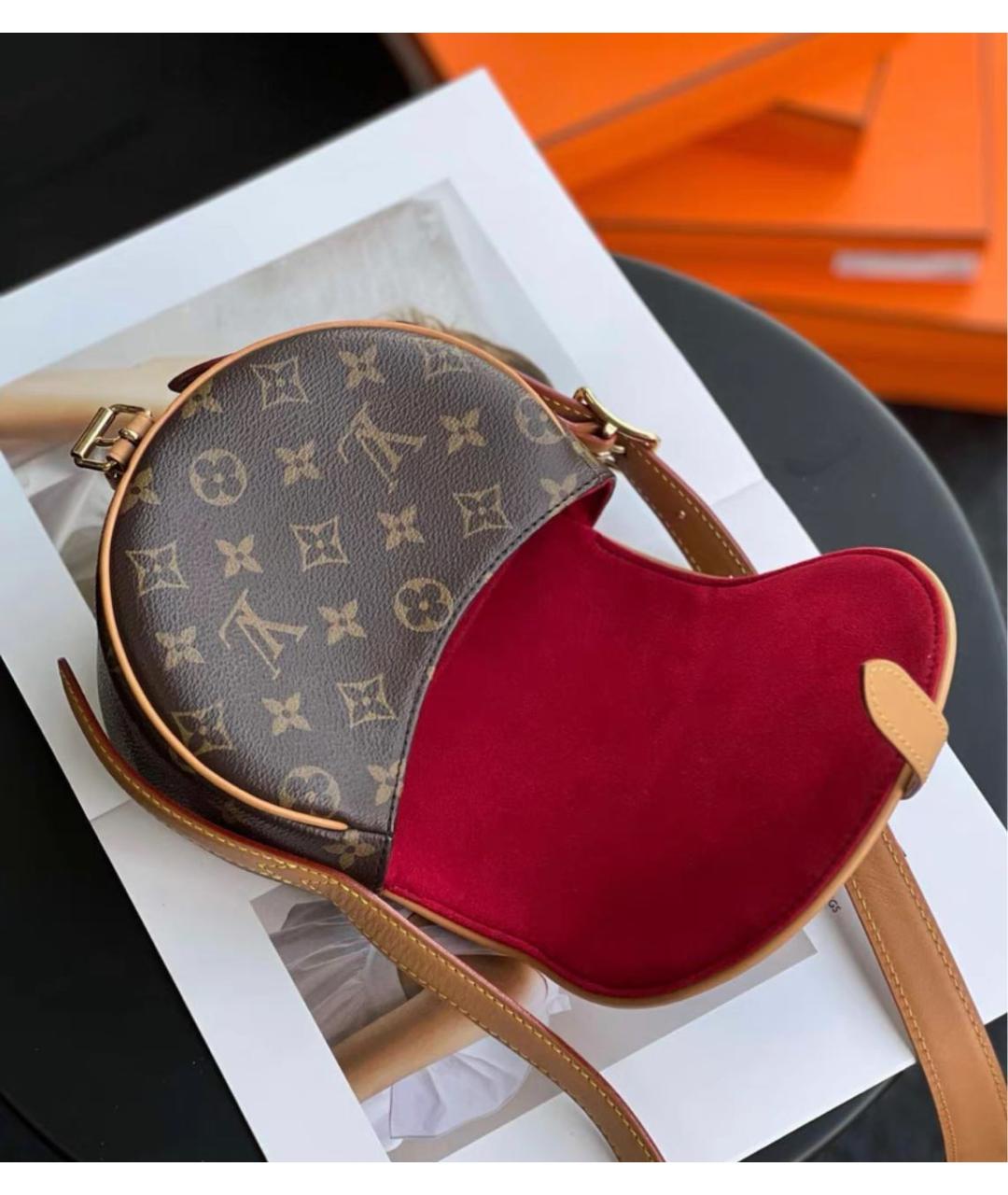 LOUIS VUITTON Коричневая сумка через плечо, фото 5