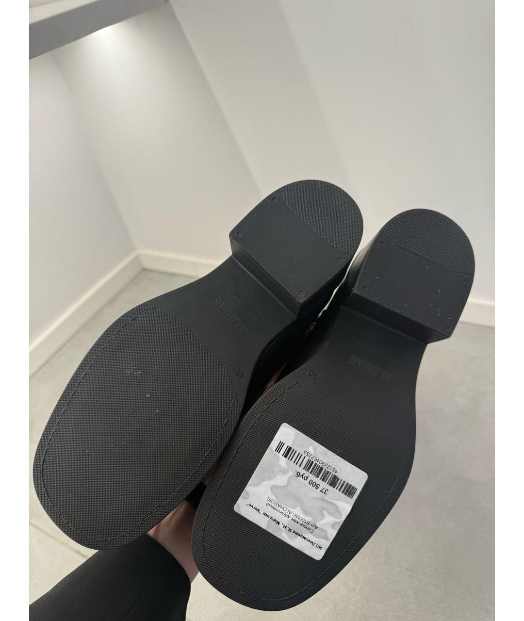 ALOHAS Коричневые кожаные сапоги, фото 5