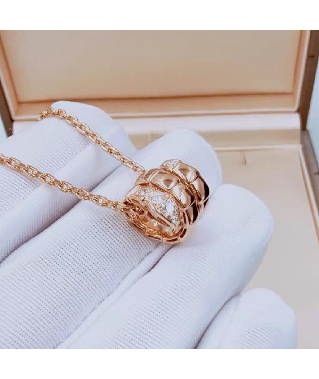 BVLGARI Розовое колье из розового золота, фото 4