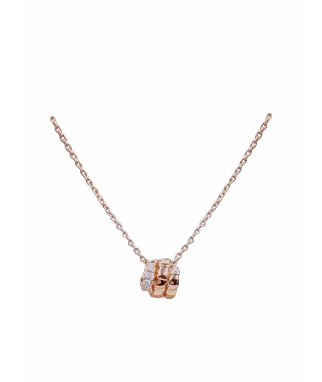 BVLGARI Розовое колье из розового золота, фото 7