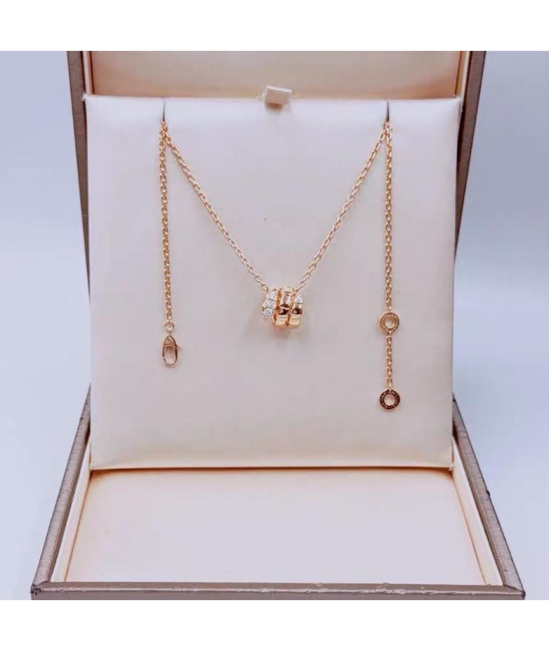 BVLGARI Розовое колье из розового золота, фото 6