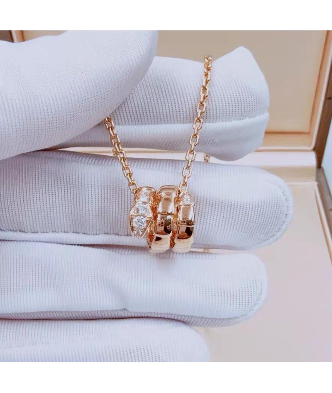 BVLGARI Розовое колье из розового золота, фото 2