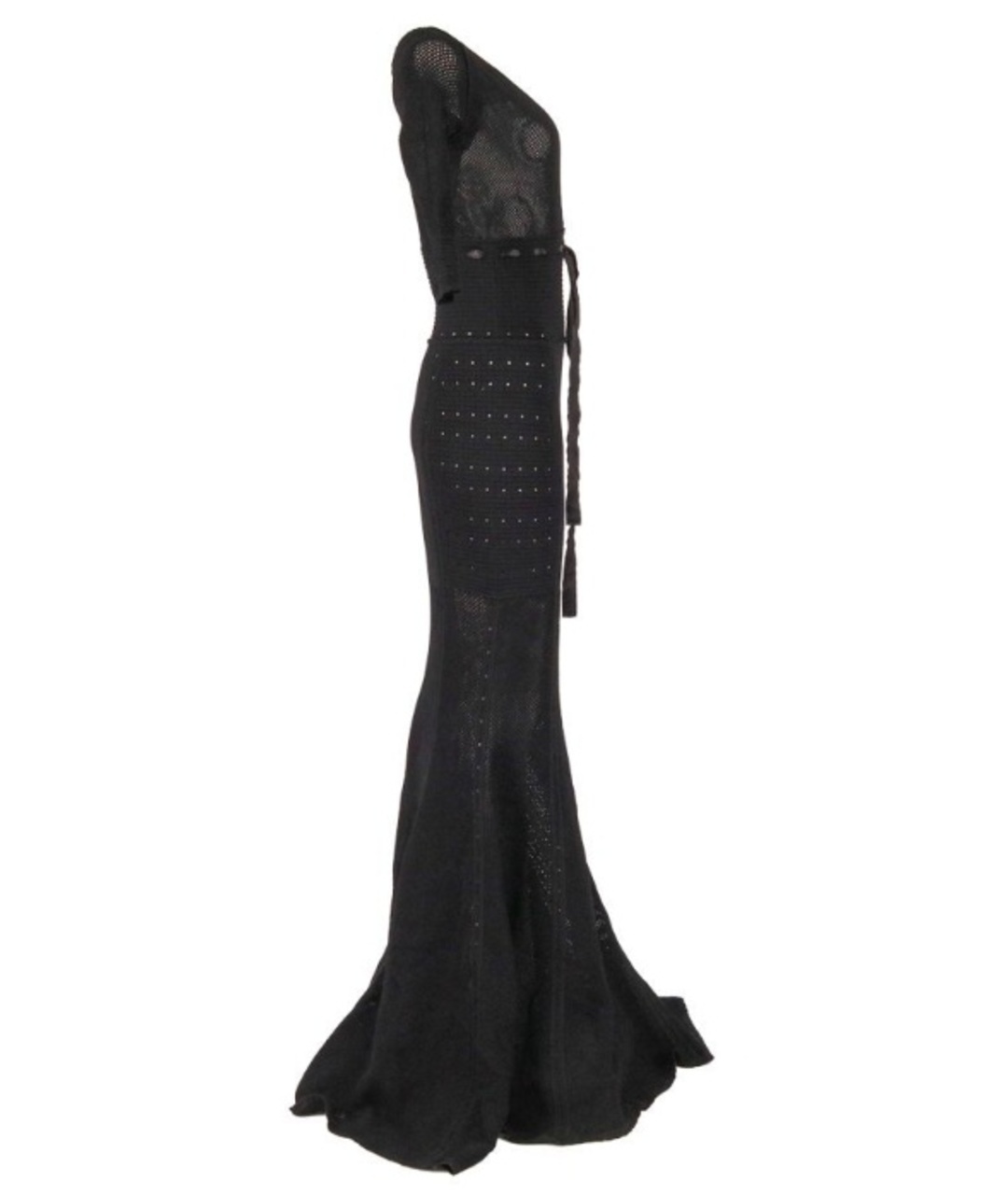 ZUHAIR MURAD Черное вискозное вечернее платье, фото 8