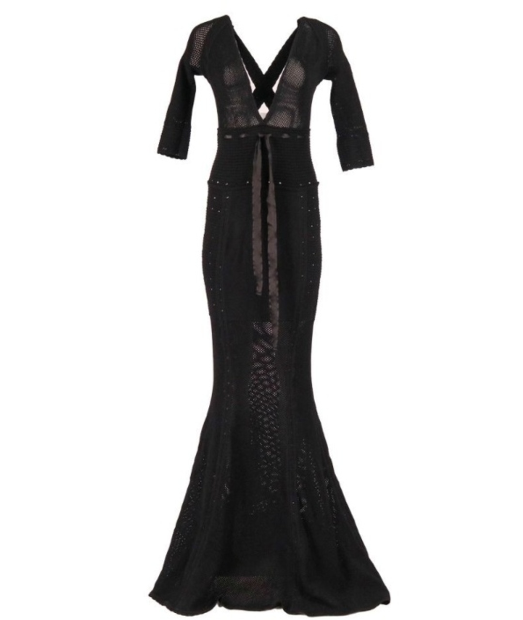 ZUHAIR MURAD Черное вискозное вечернее платье, фото 1