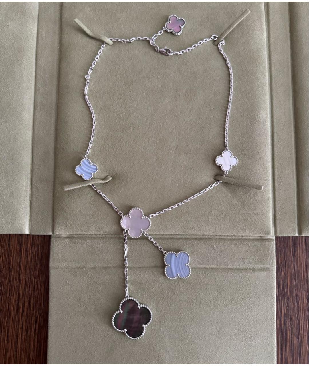 VAN CLEEF & ARPELS Серебряное колье из белого золота, фото 3