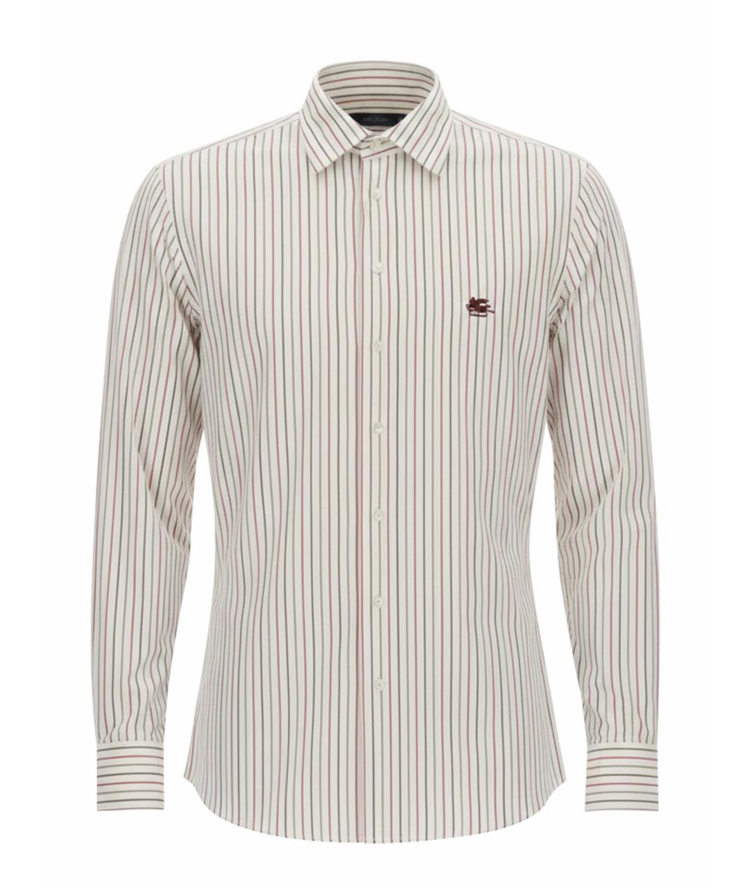 ETRO Белая хлопковая кэжуал рубашка, фото 1