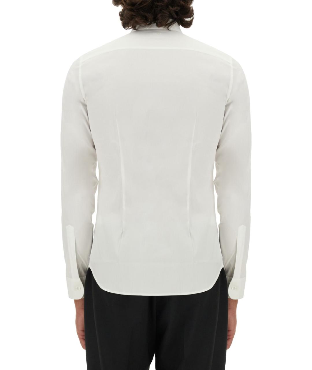 GUCCI Белая хлопковая классическая рубашка, фото 3