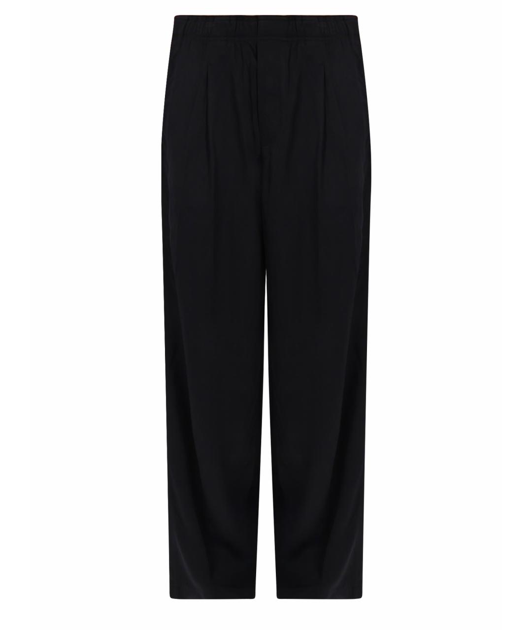 OUR LEGACY Черные вискозные прямые брюки, фото 1