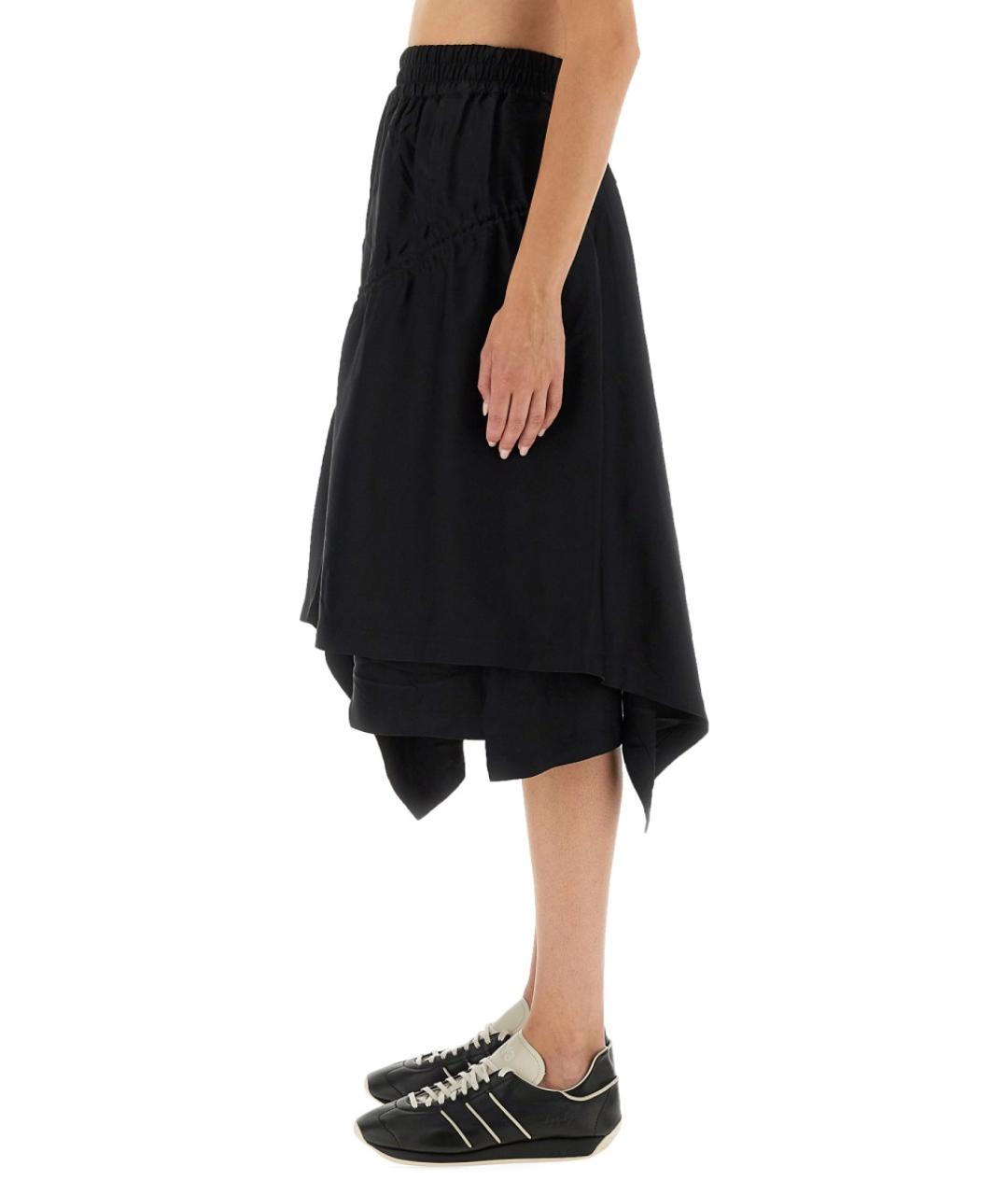 Y-3 Черная юбка миди, фото 4