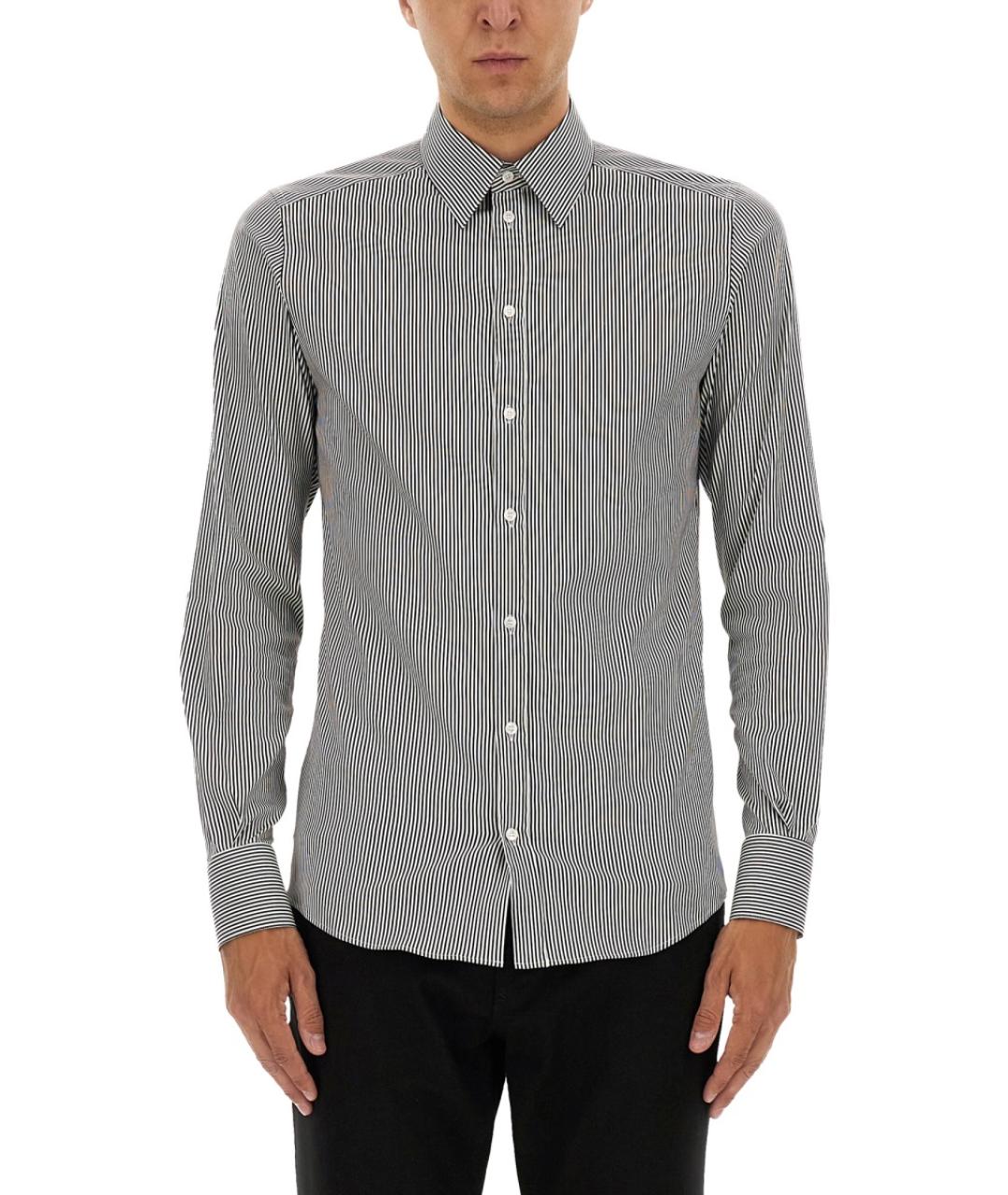 DOLCE&GABBANA Мульти хлопковая кэжуал рубашка, фото 5