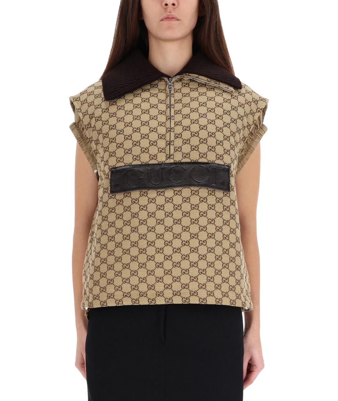 GUCCI Бежевый жилет, фото 1