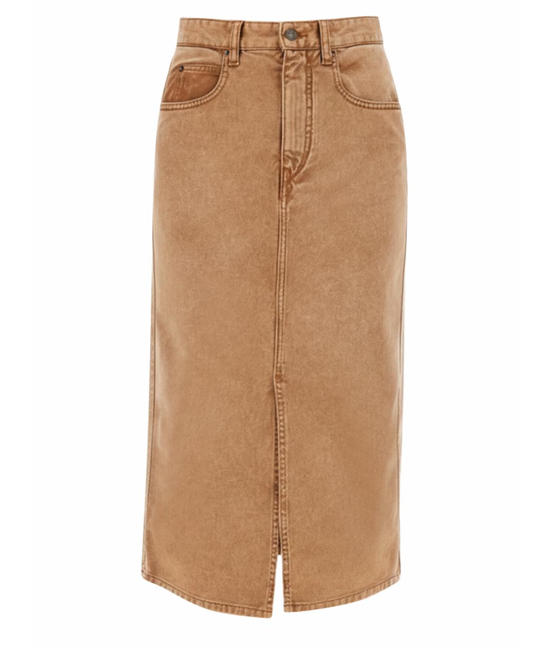 ISABEL MARANT Коричневая юбка миди, фото 1