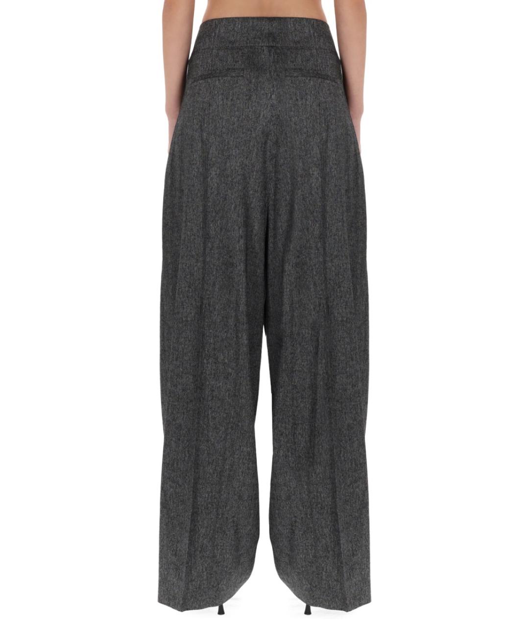 HUGO BOSS Серые вискозные прямые брюки, фото 6