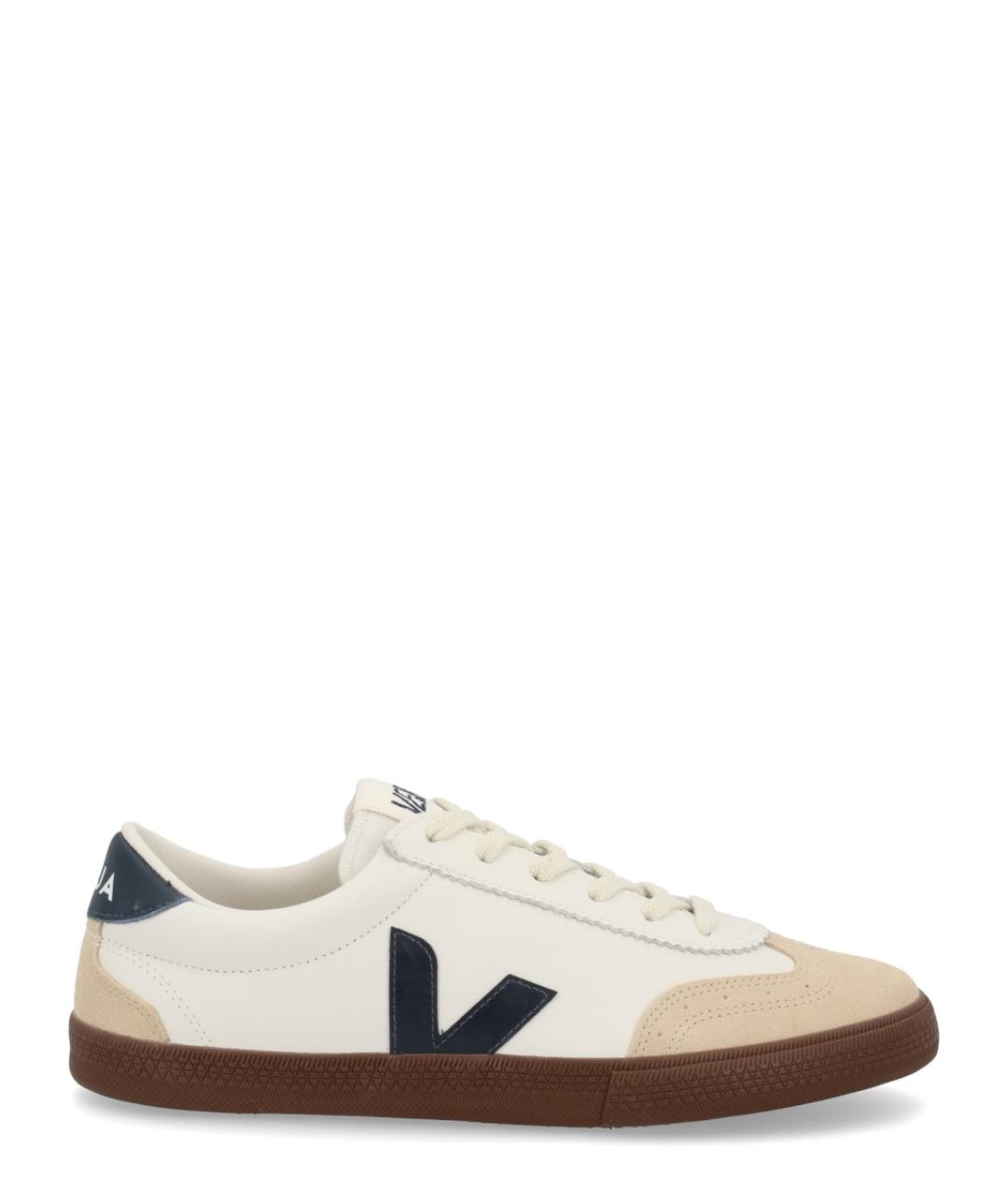 VEJA Белые кожаные низкие кроссовки / кеды, фото 1