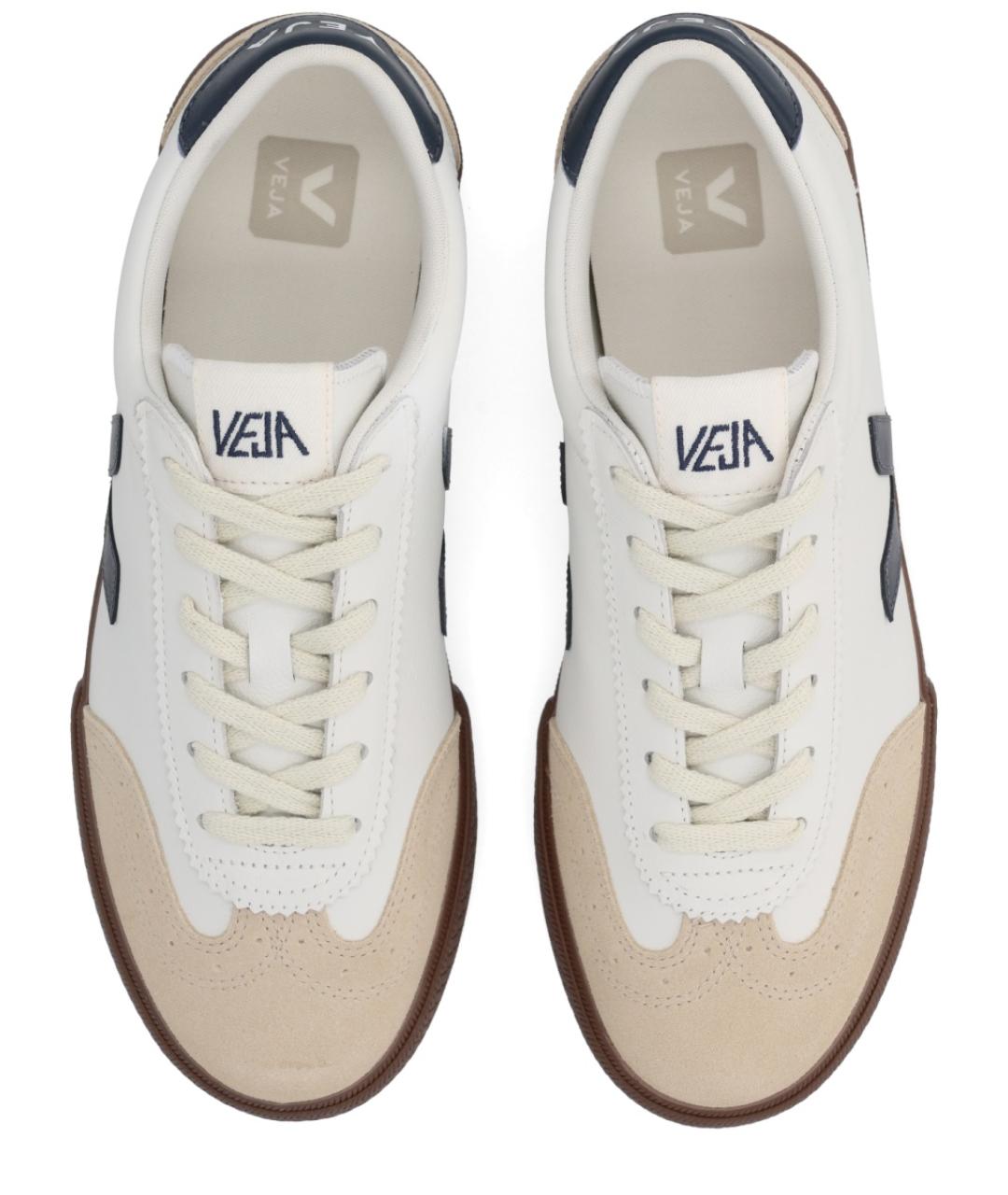 VEJA Белые кожаные низкие кроссовки / кеды, фото 5