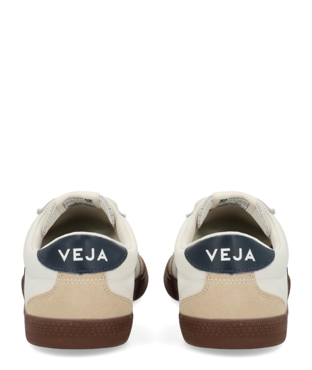 VEJA Белые кожаные низкие кроссовки / кеды, фото 4