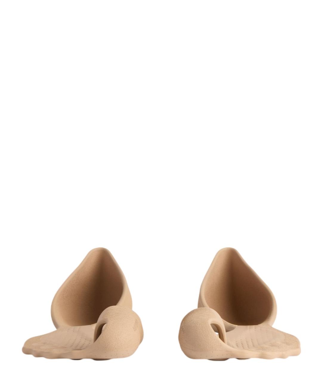 BALENCIAGA Бежевые слипоны, фото 4