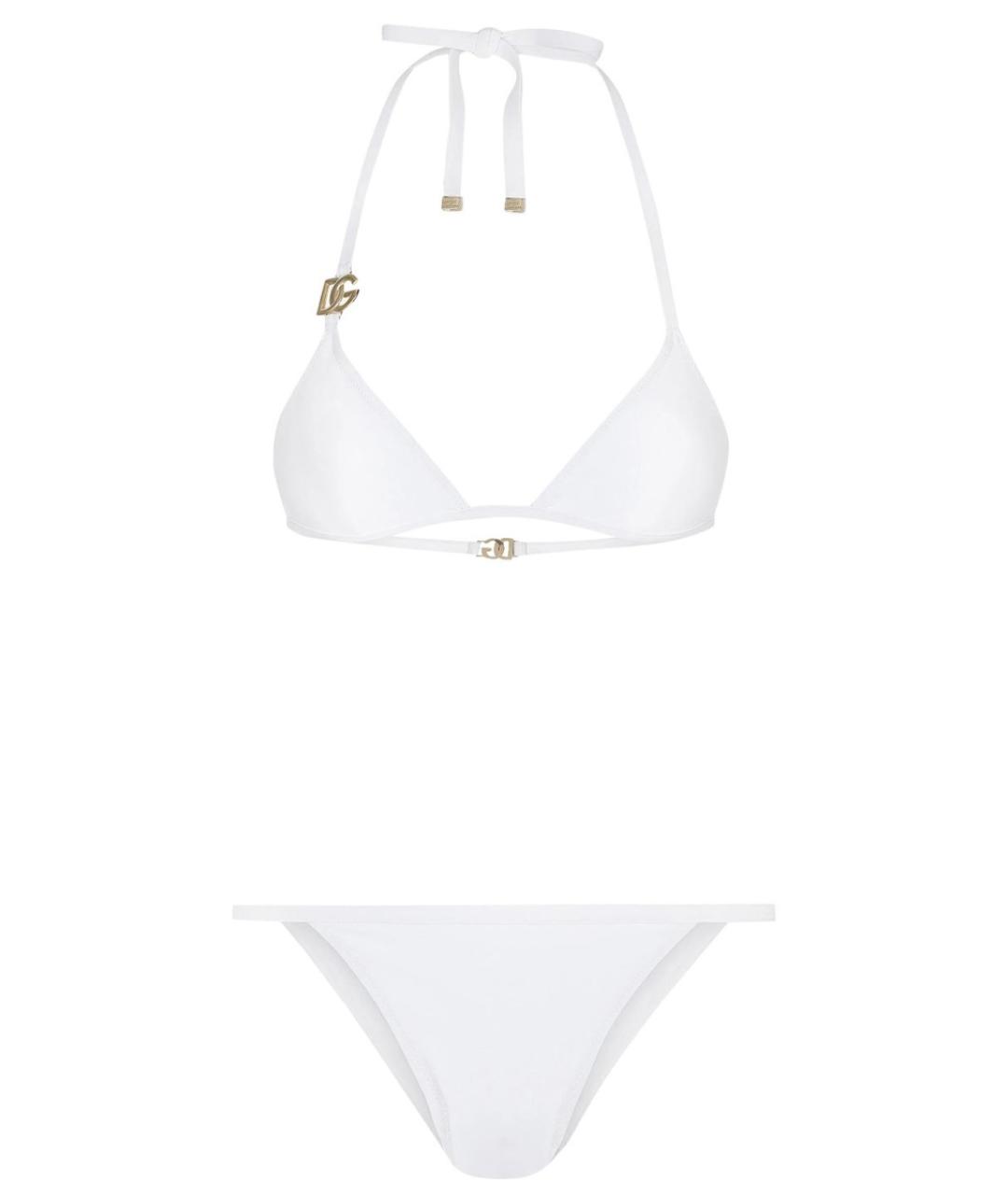 DOLCE&GABBANA Белый полиамидовый купальник, фото 1