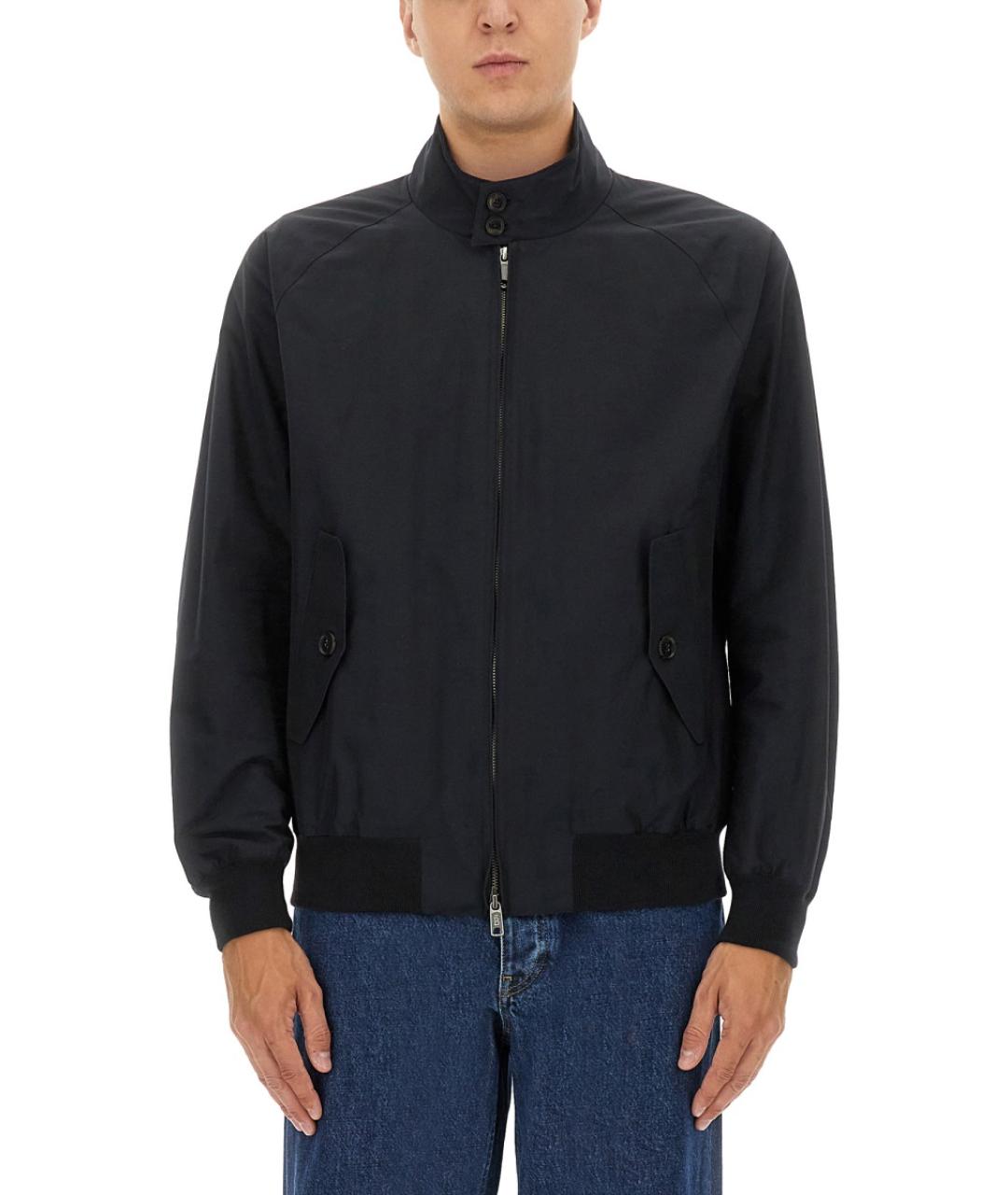 BARACUTA Темно-синяя полиэстеровая куртка, фото 5