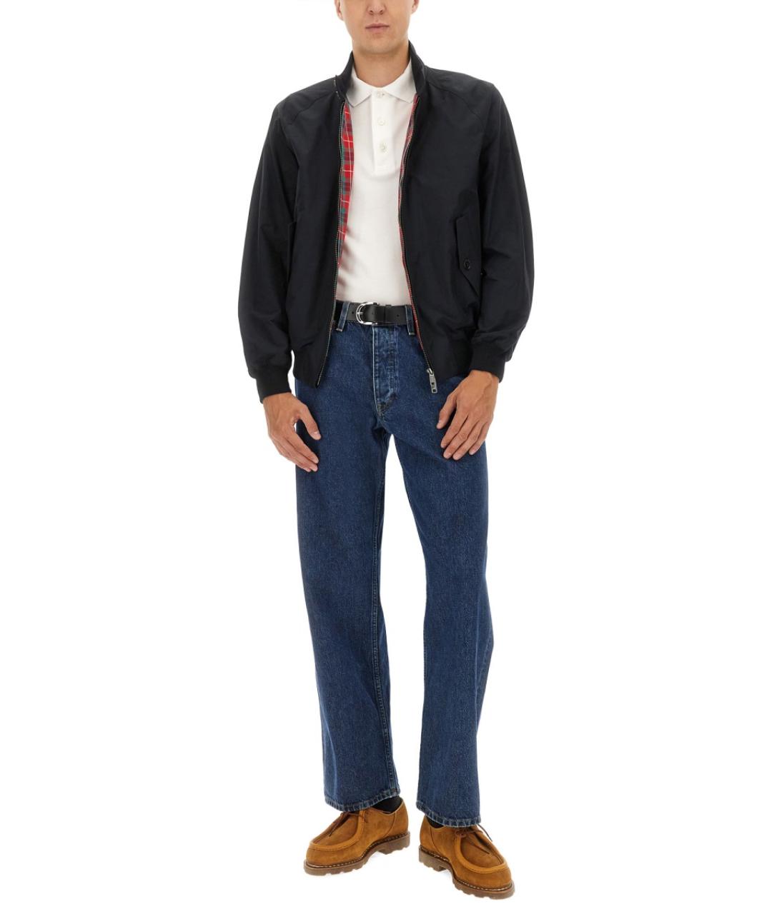 BARACUTA Темно-синяя полиэстеровая куртка, фото 2