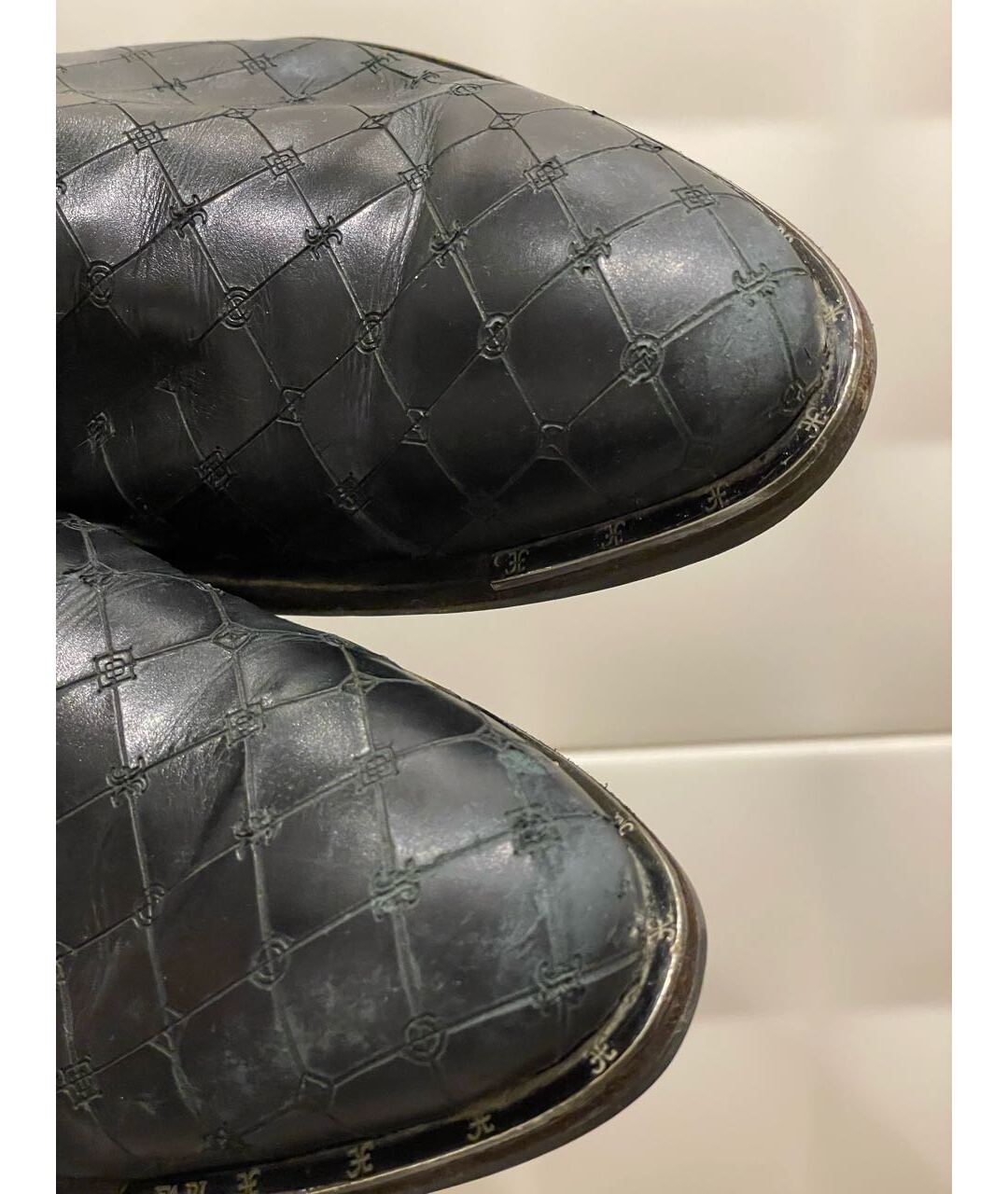 FABI Черные кожаные высокие ботинки, фото 7