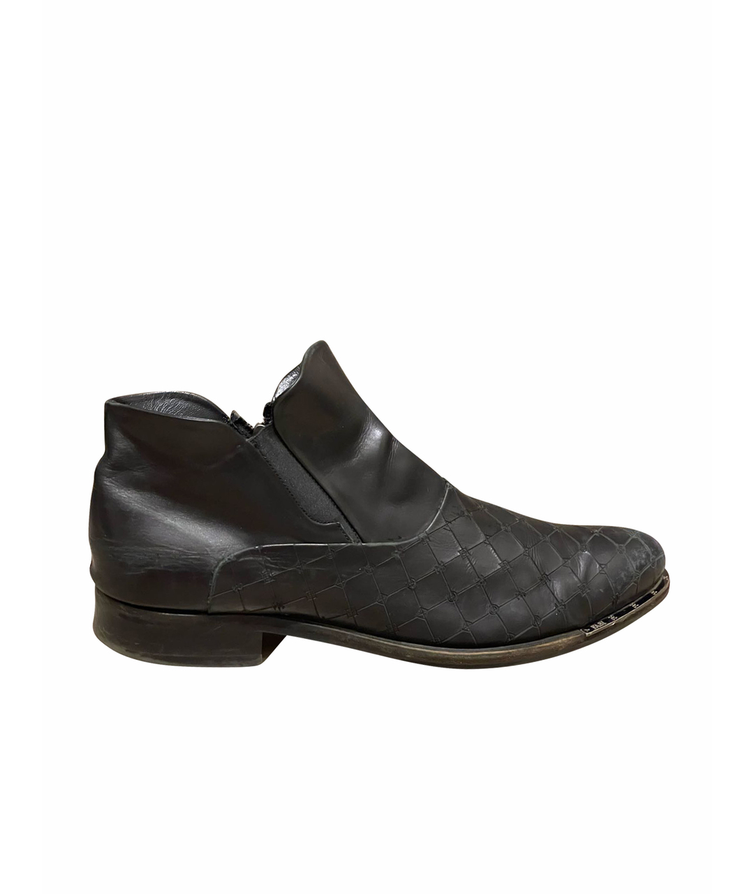 FABI Черные кожаные высокие ботинки, фото 1