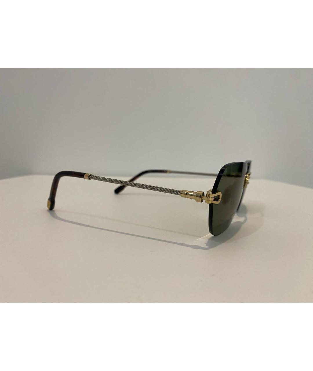 FRED Зеленые металлические солнцезащитные очки, фото 2