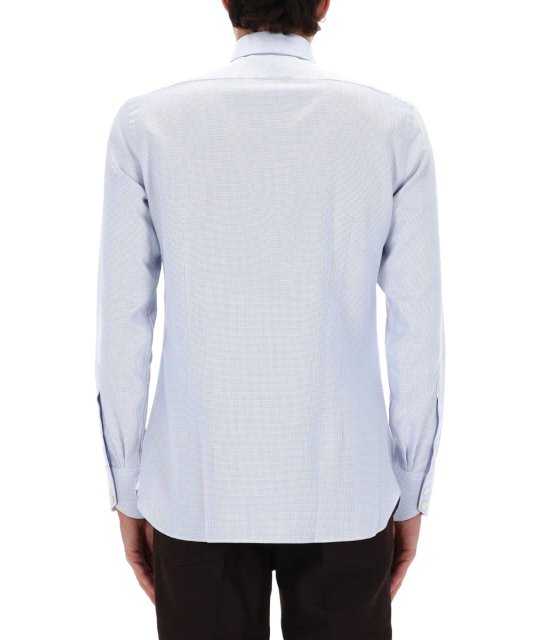 TOM FORD Голубая хлопковая кэжуал рубашка, фото 5