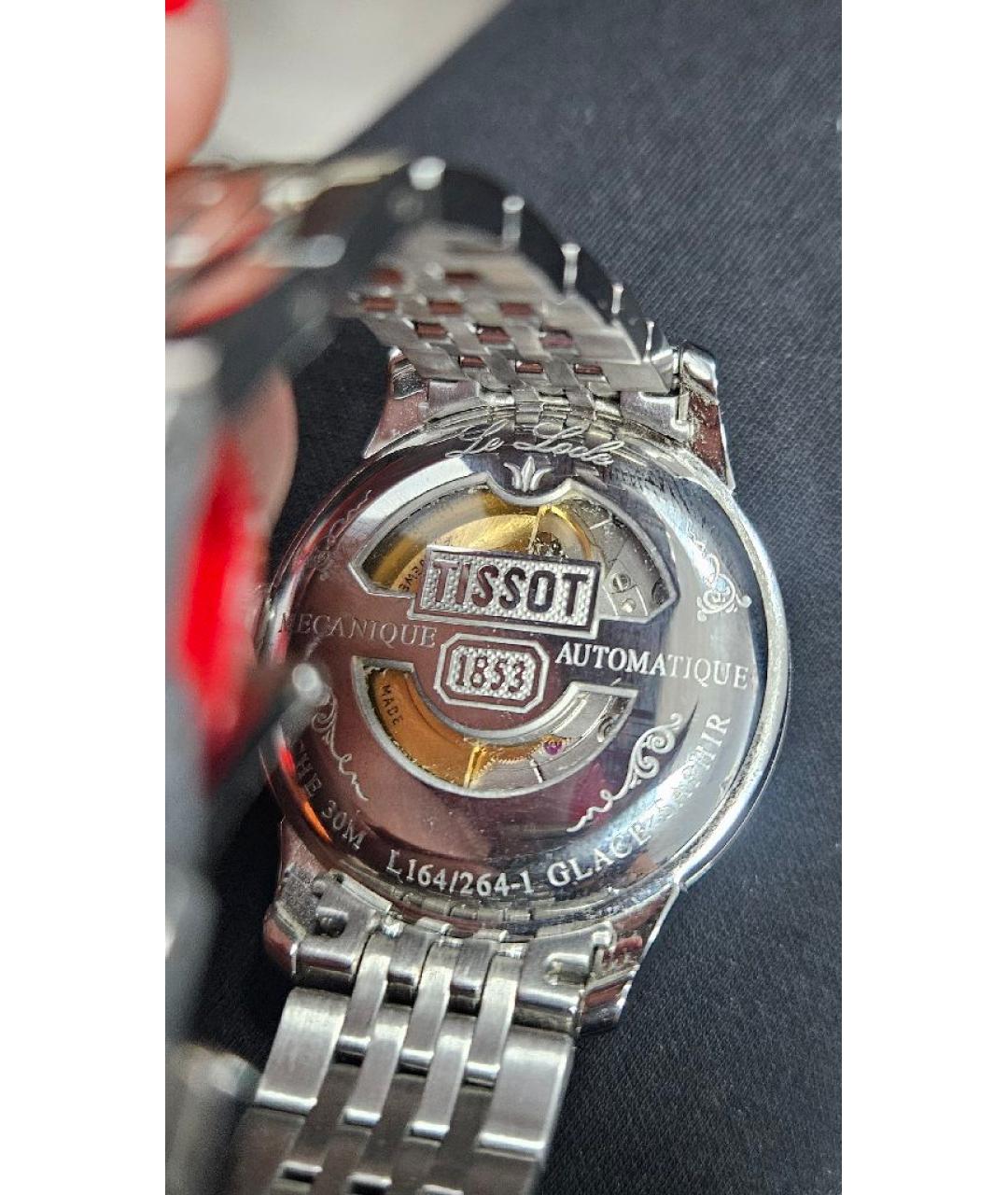 TISSOT Серебряные стальные часы, фото 3