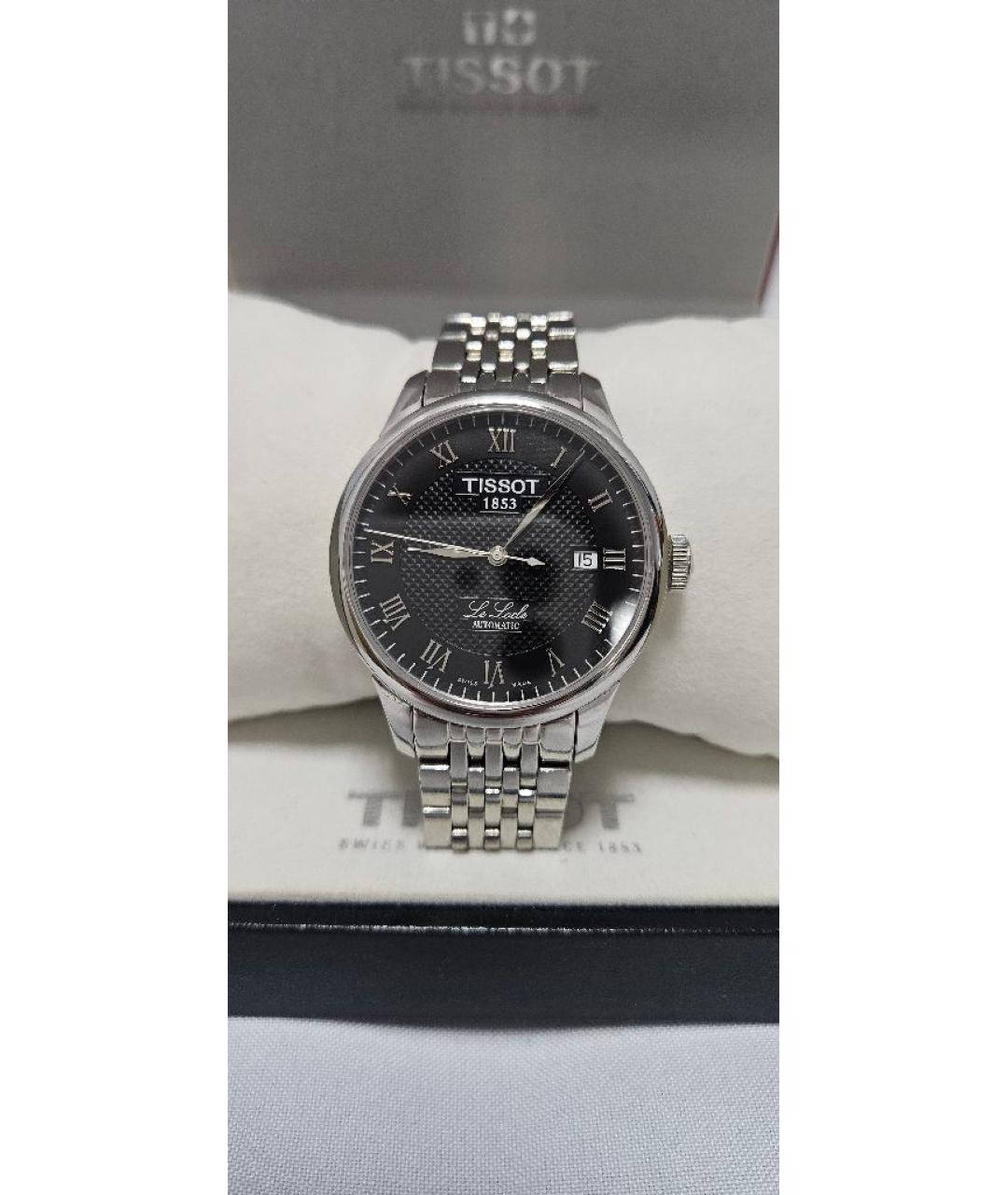 TISSOT Серебряные стальные часы, фото 5