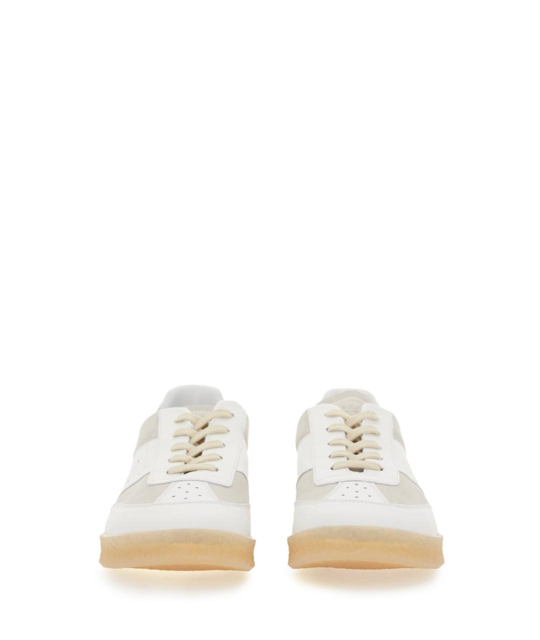 MM6 MAISON MARGIELA Белые низкие кроссовки / кеды, фото 4