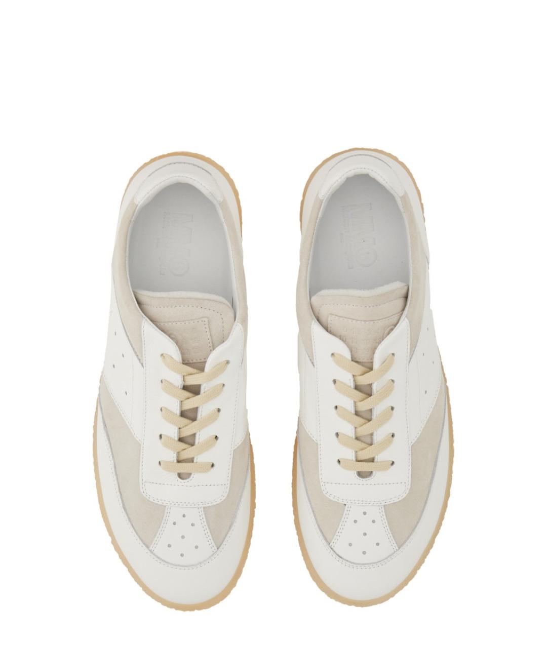 MM6 MAISON MARGIELA Белые низкие кроссовки / кеды, фото 2