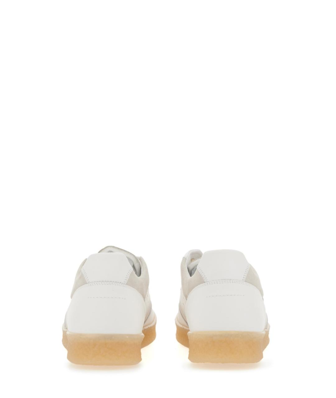 MM6 MAISON MARGIELA Белые низкие кроссовки / кеды, фото 3