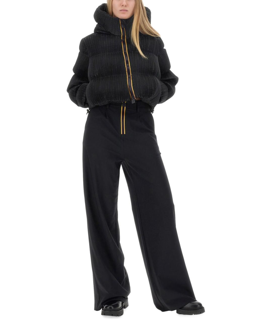 K-WAY Черный полиэстеровый пуховик, фото 5