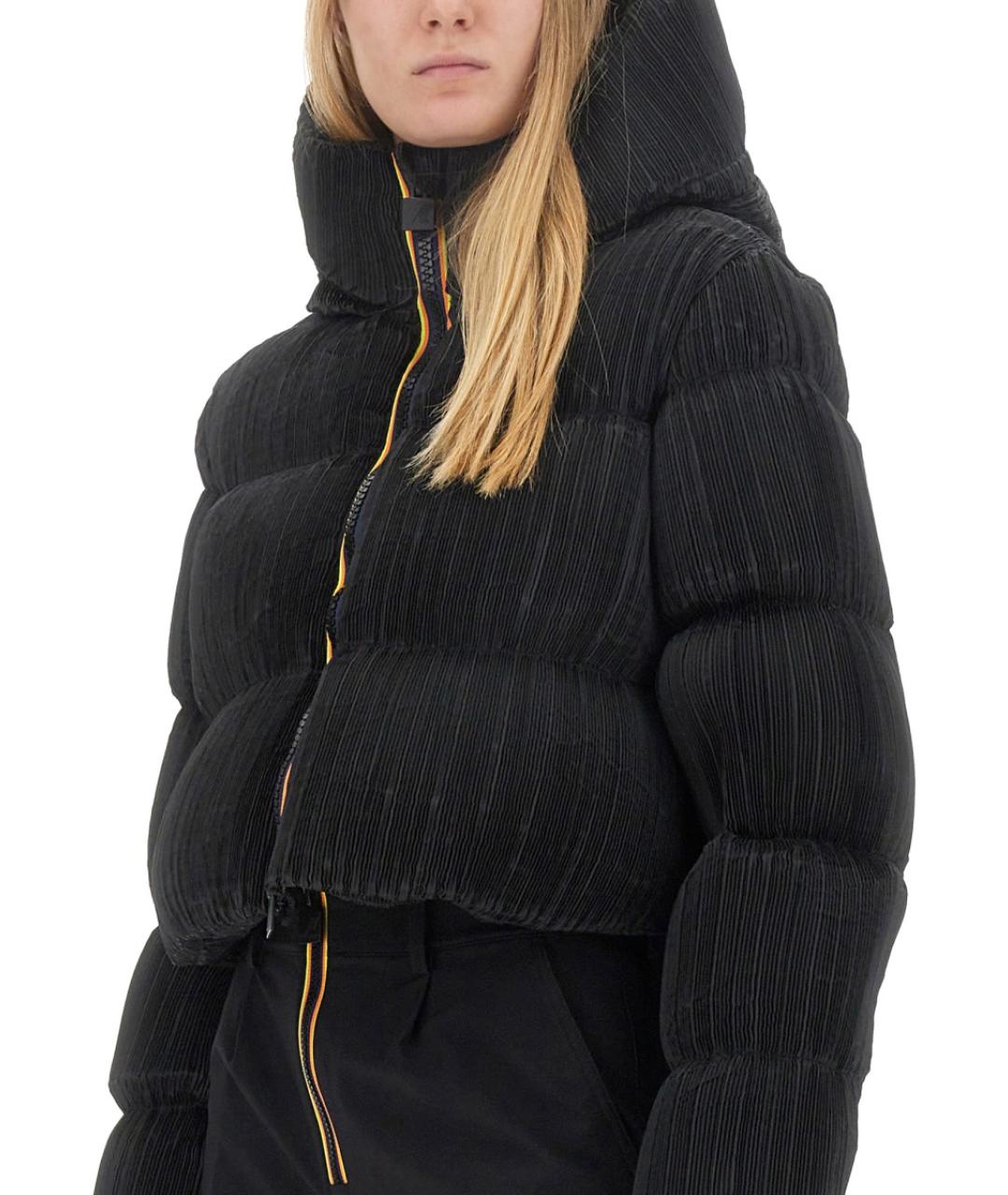 K-WAY Черный полиэстеровый пуховик, фото 4