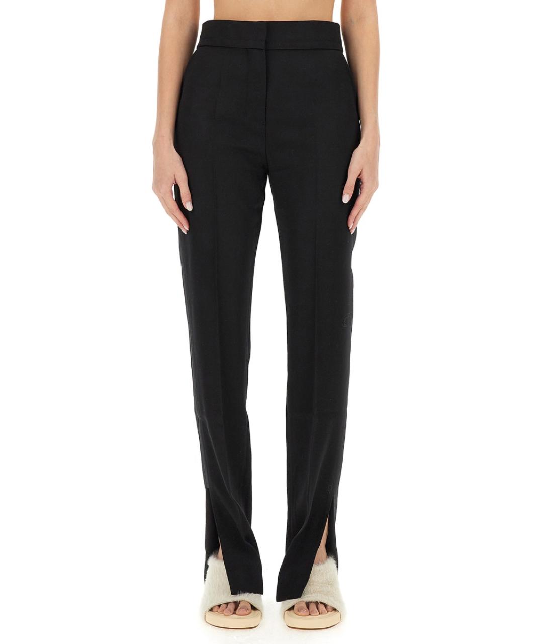 JACQUEMUS Черные шерстяные брюки узкие, фото 2